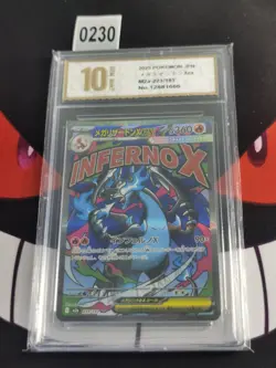 MEGA Charizard X ex MA 223/193 Pokemon Card-Pyxis gold 10 - Image 1