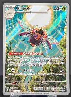 Pokemon Ninjask #137/132 English Mega Evolution Illustration Rare Full Art - Image 1