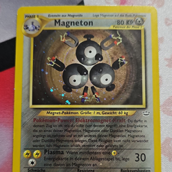 Pokemon Magneton Neo Revelation Holo Rare German 10/64 Stage 1 2000 Card - Image 1