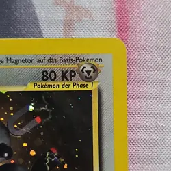 Pokemon Magneton Neo Revelation Holo Rare German 10/64 Stage 1 2000 Card - Image 3