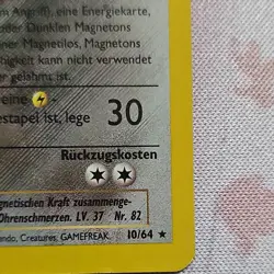 Pokemon Magneton Neo Revelation Holo Rare German 10/64 Stage 1 2000 Card - Image 4