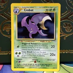 Crobat Holo Pokemon Neo Revelation #4 Pokemon 2001 LP - Image 1