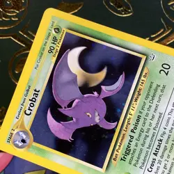 Crobat Holo Pokemon Neo Revelation #4 Pokemon 2001 LP - Image 3