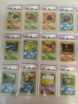 Pokemon 1st edition fossil psa 9 lot 19 cards - Image 2