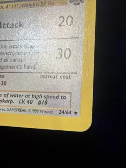 Pokemon TCG Pidgeot 1st Edition Jungle non holo Rare 24/64 - Image 4