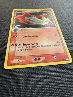 Vintage Pokemon Latias Delta Species 21/110 Holon Phantoms Reverse Holo STAMPED - Image 4