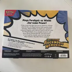 Pokemon TCG Ascended Heroes Mega Feraligatr Ex Box - Sealed In Hand Fast Ship - Image 2
