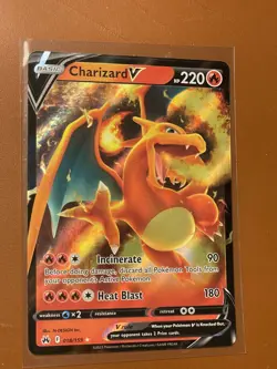 Charizard V 018/159 Crown Zenith NM Ultra Rare Pokemon Card - Image 1