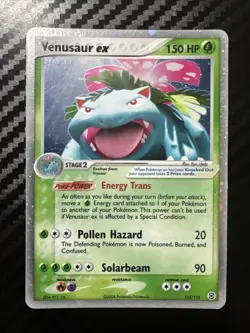 Pokemon Venusaur EX Fire Red & Leaf Green Ultra Rare 112/112 - Image 1
