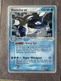 Blastoise ex 104/112 EX FireRed & LeafGreen Holo Ultra Rare English 2004 - Image 1