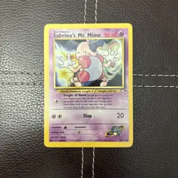 Pokemon TCG - Sabrina's Mr. Mime - 94/132 - Gym Heroes - NM Common (2000) - Image 1