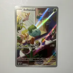 Pokemon TCG Bulbasaur Illustration Rare Holo 143/142 Sv07: Stellar Crown - Image 1