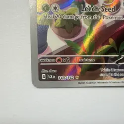 Pokemon TCG Bulbasaur Illustration Rare Holo 143/142 Sv07: Stellar Crown - Image 5
