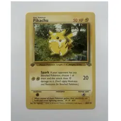 Pokemon Pikachu 60/64 Jungle 1st Edition Common English 50 HP - Image 1