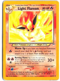 Light Flareon 46/105 Uncommon Neo Destiny Pokemon Unlimited - Image 1