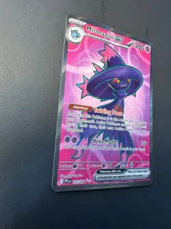 2025 Pokemon Phantasmal Flames Mismagius ex 112 /94 full art rare holographic - Image 2