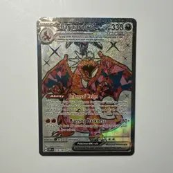 Pokemon TCG Charizard EX Ultra Rare Holo 215/197 SV03 Obsidian Flames 330 HP - Image 1