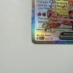 Pokemon TCG Charizard EX Ultra Rare Holo 215/197 SV03 Obsidian Flames 330 HP - Image 5