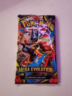 Pokemon Mega Evolution Sleeved Booster Pack *Limited* Random Art Factory Sealed - Image 1