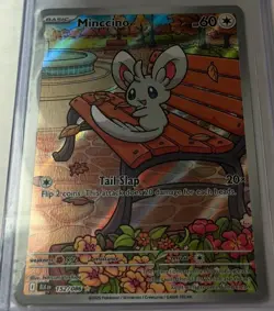 Minccino 152/086 Holo Illustration Rare Black Bolt Pokemon Near Mint - Image 1