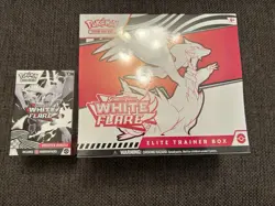 Pokemon White Flare Elite Trainer Box With Booster Bundle. Factory Sealed. - Image 1