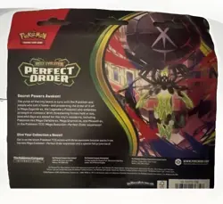 Pokemon Perfect Order - Chikorita 3-Pack Booster Blister Factory Sealed - Image 2