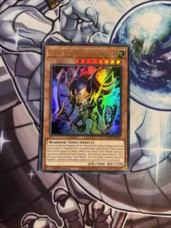 (YCL) YuGiOh! Toon Black Luster Soldier TOCH-EN001 1st Ultra Rare VLP - Image 1