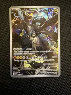 N’s Zekrom #031 Pokemon Center Promo Full Art Holo NM - Image 1