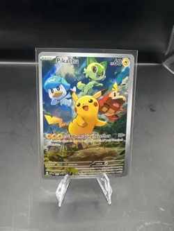 Pokemon TCG Pikachu SVP 027 Black Star Promo Paldea Evolved Sealed 🔥 - Image 1