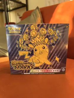 Pokemon TCG Scarlet & Violet - Surging Sparks Elite Trainer Box ETB - Image 1