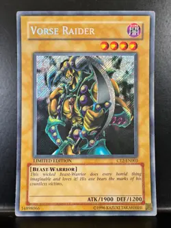 Yu-Gi-Oh! YuGiOh Vorse Raider CT2-EN003 Limited Edition Secret Rare HP - Image 1