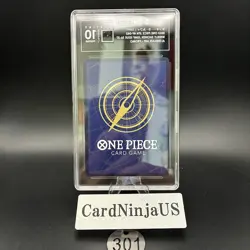 TAG PRISTINE 10 (990) Monkey D Luffy P-043 P ONE PIECE Card Game Japanese 301 - Image 2