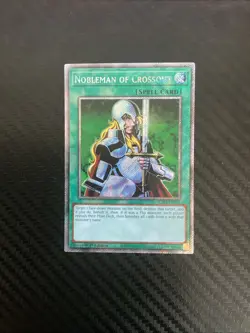 Yugioh! TCG Nobleman of Crossout (Platinum Secret Rare) RA03-EN102 NM - Image 1
