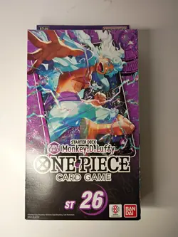 One Piece Purple/Black Monkey.D.Luffy Starter Deck [ST-26] Sealed English - Image 1