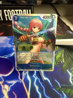 Rebecca OP10-058 SR ONE PIECE Tcg Card Game Blue English - Image 1