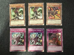 Yugioh 6 Card Platinum Secret Rare Lot RA04 Stampede PACK FRESH!!! - Image 2