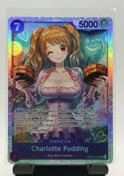 Charlotte Pudding PRB02-010 SR Premium Booster The Best Vol 2 One Piece TCG - Image 1
