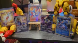 Pokemon V VMAX 5 Card Lot Zacian Cinderace Inteleon Swampert Sword Shield NM - Image 1