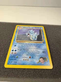 Pokemon TCG Giovanni's Gyarados Gym Challenge Holo Card 5/132 NM See Photos - Image 2