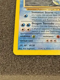 Pokemon TCG Giovanni's Gyarados Gym Challenge Holo Card 5/132 NM See Photos - Image 5