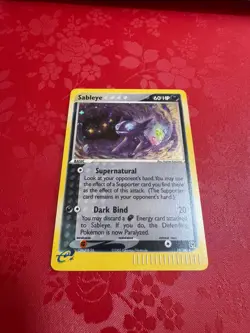 Pokemon Sableye Sandstorm Holo 10/100 Trading Card MP - Image 1