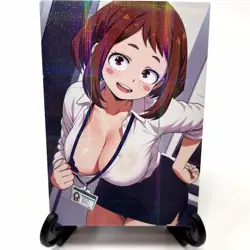 My Hero Academia Ochaco Uraraka Sexy Hot Anime Waifu Girl Goddess Story Art Card - Image 2