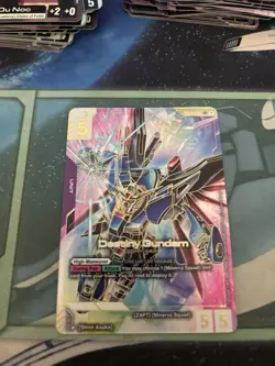 Bandai Gundam Card Game Destiny Gundam GD04-050 LR++ English NM - Image 1