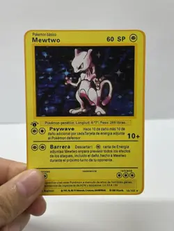 Mewtwo 60SP 10/102 Gold Metal Pokemon Card-Collectible Gift Display - Image 3