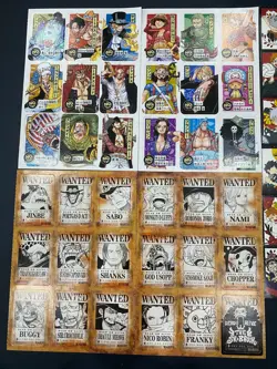 3X Uncut Sheets Shonen Jump Hanafuda Cards One Piece - Image 4