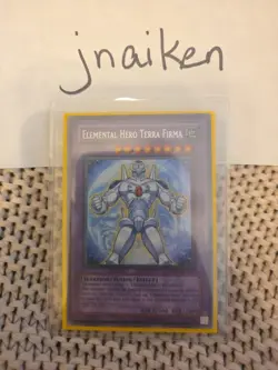 Yugioh Elemental Hero Terra Firma PP02-EN009 Secret Rare Unlimited Near Mint - Image 1