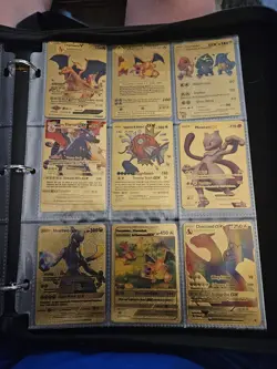 gold foil Pokemon decorative cards - Image 2