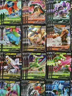 160 Lot Pokemon TCG Chinese CARD RR Dragonite V Venusaur V XL92 - Image 2