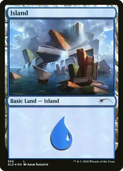 Island (555) - Foil x1 - Secret Lair Drop Series - NM-Mint, English - Secret Lai - Image 1