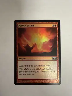 1xMTG Pyretic Ritual-The List Reprints (M11)-LP Foil - Image 1